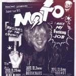 M.O.T.O (MASTERS OF THE OBVIOUS) From U.S  Japan tour 2013