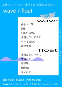 『wave / float』